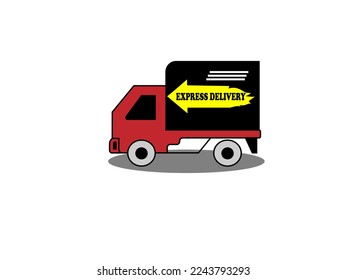Express delivery car icon. shipping icon