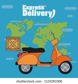 Express delivery concept