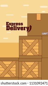 Express delivery concept