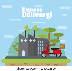 Express delivery concept