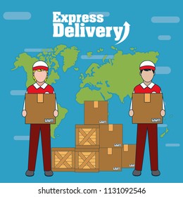 Express delivery concept