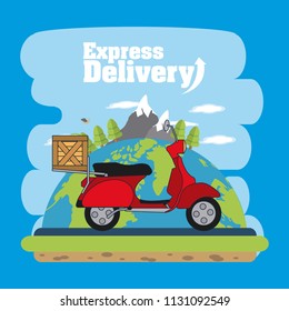 Express delivery concept