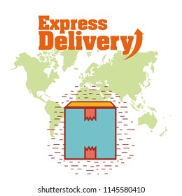 Express delivery concept