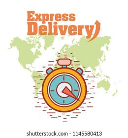 Express delivery concept