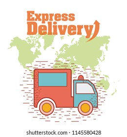 Express delivery concept