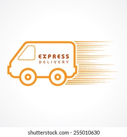 Express Delivery concept for increase the sell stock vector