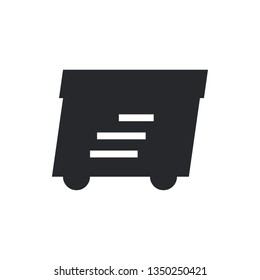 express delivery flat vector icon
