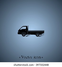Express delivery icon. Delivery car.