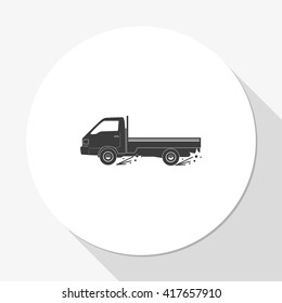 Express delivery icon. Delivery car.