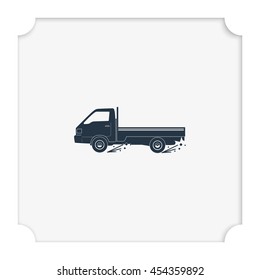 Express delivery icon. Delivery car.