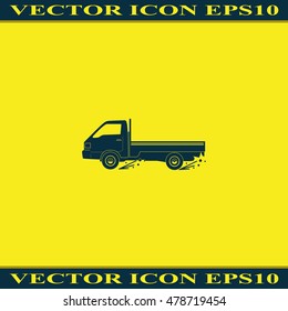 Express delivery icon. Delivery car.