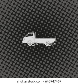 Express delivery icon. Delivery car.
