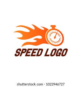 Express delivery icon concept. Stop watch icon for service, order, fast and free shipping. Modern design vector illustration.