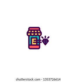 Express Delivery icon design. e-commerce icon vector illustration