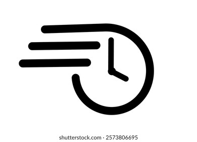 Express delivery icon . Fast signs vector illustration.