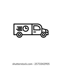 Express Delivery icon Flat fill set collection