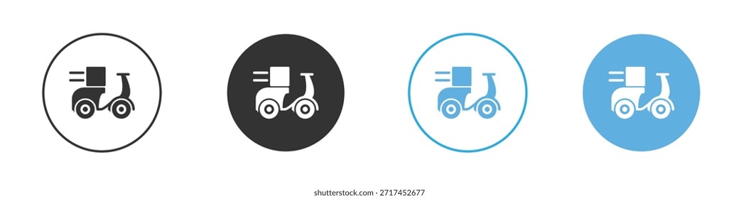 Icono de entrega urgente. Plantilla de diseño de iconos gráficos