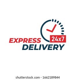 Express delivery icon, express delivery service icon