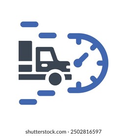 Express delivery icon, Vector Graphics