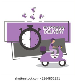 express delivery icon vector illustration