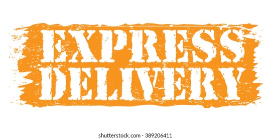 express delivery icon, vector illustration