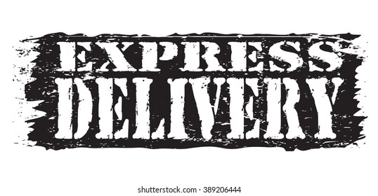 express delivery icon, vector illustration