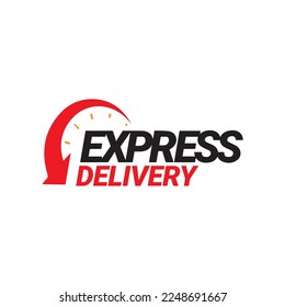 express delivery icon vector isolated on background