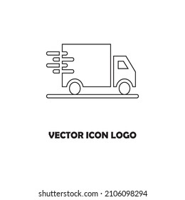 Express delivery icon in vector. Logotype
