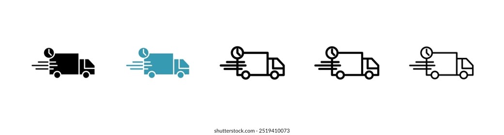 Express Delivery icon vector icon set. EPS 10