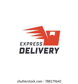 Express delivery. Delivery label for online shopping. Worldwide shipping. Vector illustration