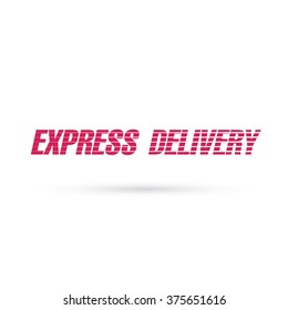 express delivery lettering