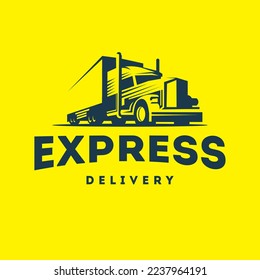plantilla de ilustración de diseño de logotipo de entrega rápida.eps