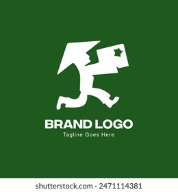 Express delivery logo design vector template
