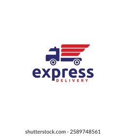 Express Delivery Logo Design Vector