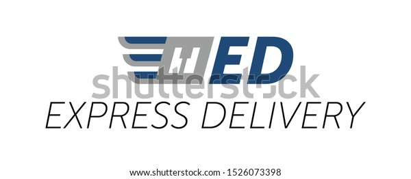 Express delivery  logo template. Express delivery\
symbols. Vector. 
