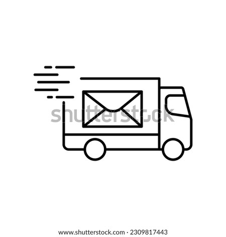 Express delivery  Outline Vector Icon that can easily edit or modify

