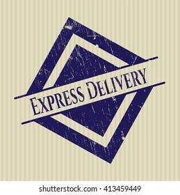 Estampilla de goma de entrega rápida