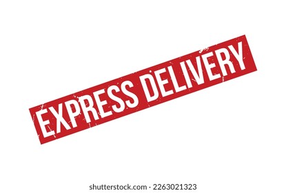 Express Delivery Rubber Stamp Seal Vector