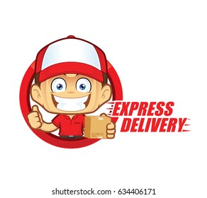Express delivery service courier