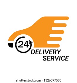 Express delivery service. Vector illustration
