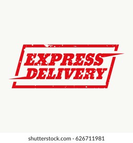 express delivery sign vector design