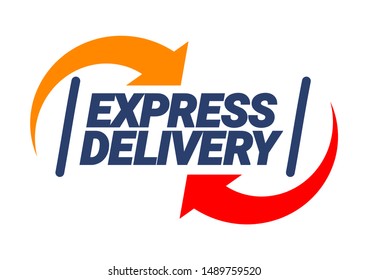 Express delivery Symbol. Delivery concept. Vector illustration.