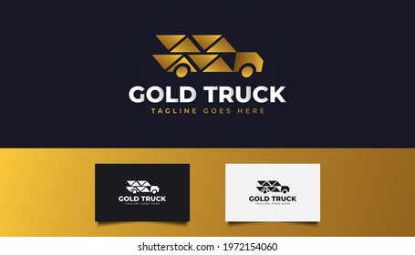 Express Delivery Truck or Fast Shipping Logo Design. Usable for Business, Technology, Apps, and Websites