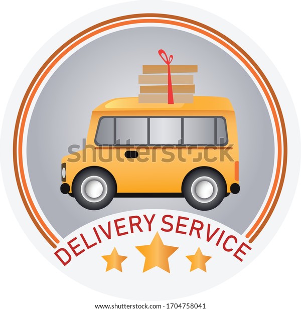 Express delivery truck. Vector illustration.\
Fast delivery\
concept.\
