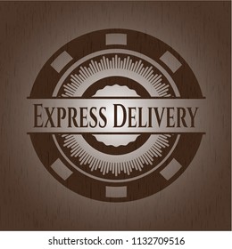 Express Delivery wood signboards