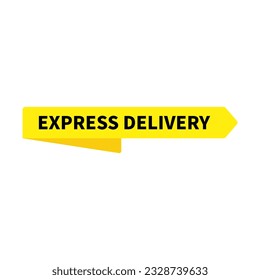Express-Lieferung in gelbem, farbigem Rectangle-Ribbon-Form für den Werbeverkauf
