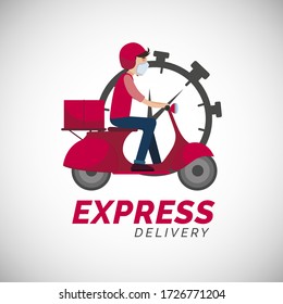 Express  Dilivery Logo Creative Design