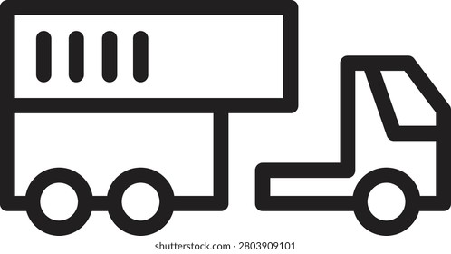 Express Fast Lory Line Icon