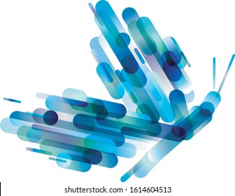 Express the future using creative butterfly shapes

