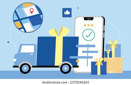 Express Gifts Customer's Happiness Delivered with Swift Van Service and Mobile Shopping